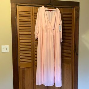 NWT Pink Blush Mark Maxi dress